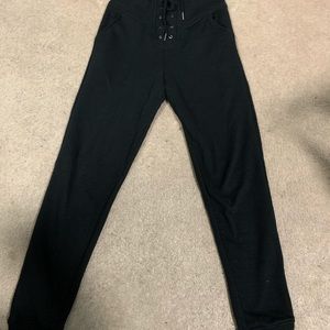 Forever 21 lace up sweat pants